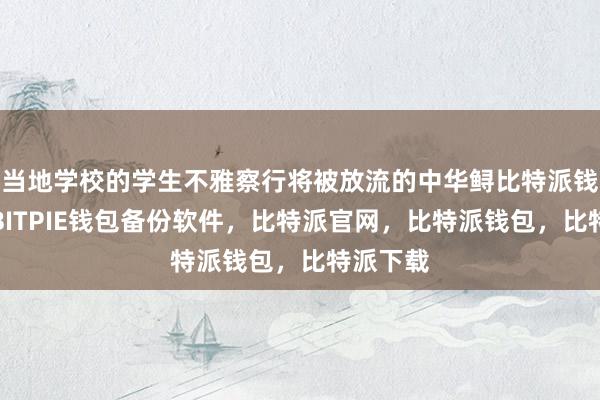 当地学校的学生不雅察行将被放流的中华鲟比特派钱包下载BITPIE钱包备份软件，比特派官网，比特派钱包，比特派下载