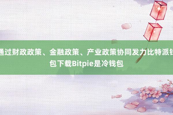 通过财政政策、金融政策、产业政策协同发力比特派钱包下载Bitpie是冷钱包