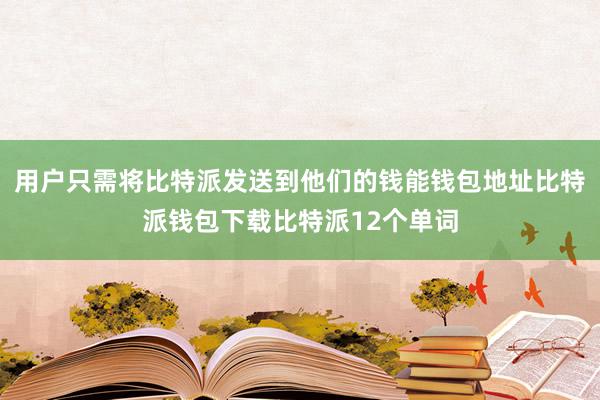 用户只需将比特派发送到他们的钱能钱包地址比特派钱包下载比特派12个单词