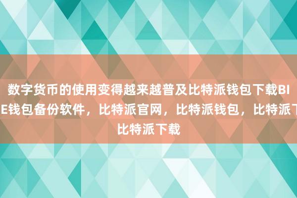 数字货币的使用变得越来越普及比特派钱包下载BITPIE钱包备份软件，比特派官网，比特派钱包，比特派下载