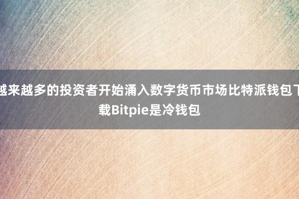 越来越多的投资者开始涌入数字货币市场比特派钱包下载Bitpie是冷钱包