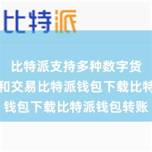 比特派支持多种数字货币的存储和交易比特派钱包下载比特派钱包转账