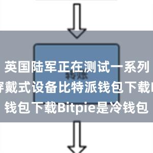 英国陆军正在测试一系列新型可穿戴式设备比特派钱包下载Bitpie是冷钱包