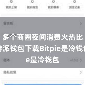 多个商圈夜间消费火热比特派钱包下载Bitpie是冷钱包